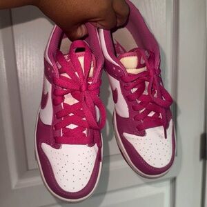 Nike Pink and White Women's Sneakers